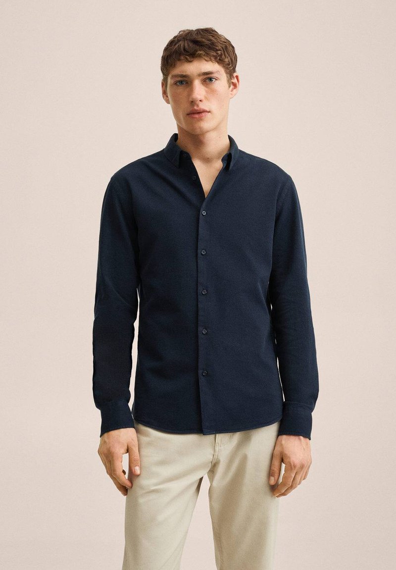 Herren Freizeithemden | Mango Hemd dunkles marineblau/royal - HG64255 Herren Freizeithemden | Mango Hemd dunkles marineblau/royal - HG64255