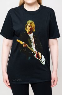 Paradiso Clothing KURT COBAIN GUITAR STANCE - Print T-shirt - black