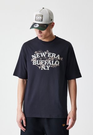 FLORAL TEE - Camiseta estampada - black
