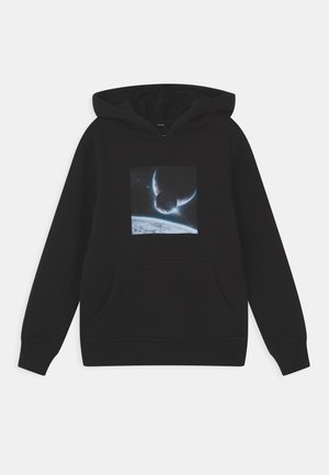 PLANET PICTURE HOODY UNISEX - Sweatshirt - black