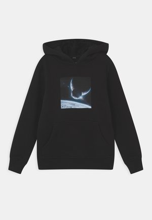 PLANET PICTURE HOODY UNISEX - Sweatshirt - black