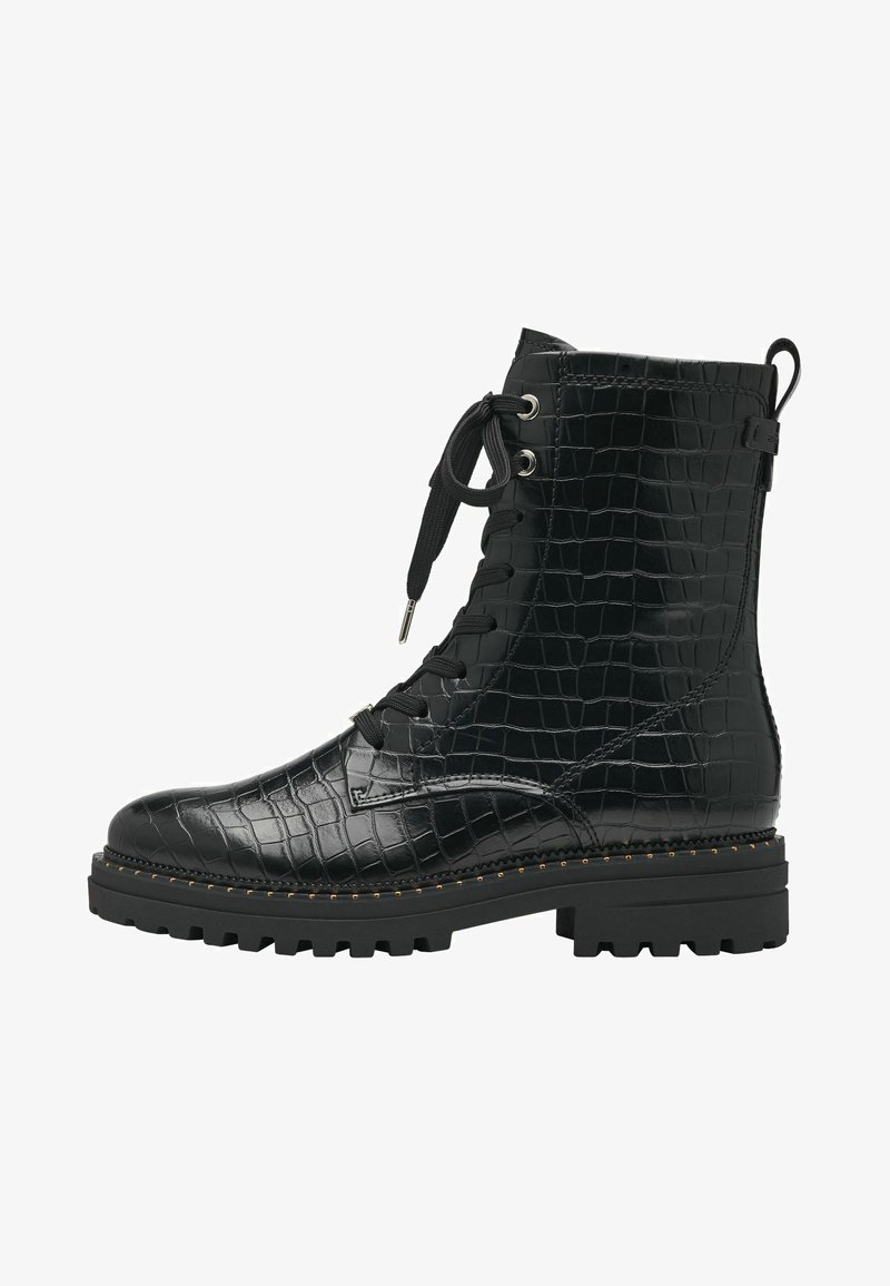Tamaris Šněrovací kotníkové boty - black