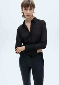 Mango Hemdbluse - black