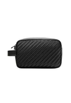 PULL&BEAR TOILETRY BAG - Trousse de toilette - black
