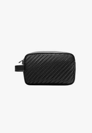 PULL&BEAR TOILETRY BAG - Toilettas - black