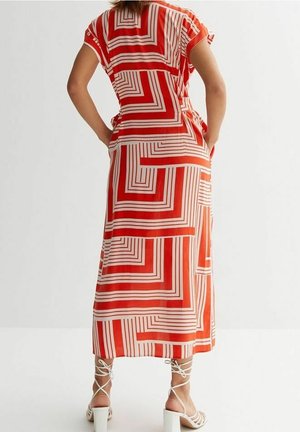 New Look, Robe chemise - mottled red