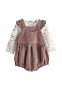 Next BLOOMER SET REGULAR FIT - Tops ar garām piedurknēm - pink floral