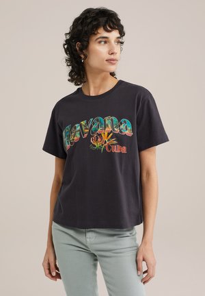 Print T-shirt - dark grey