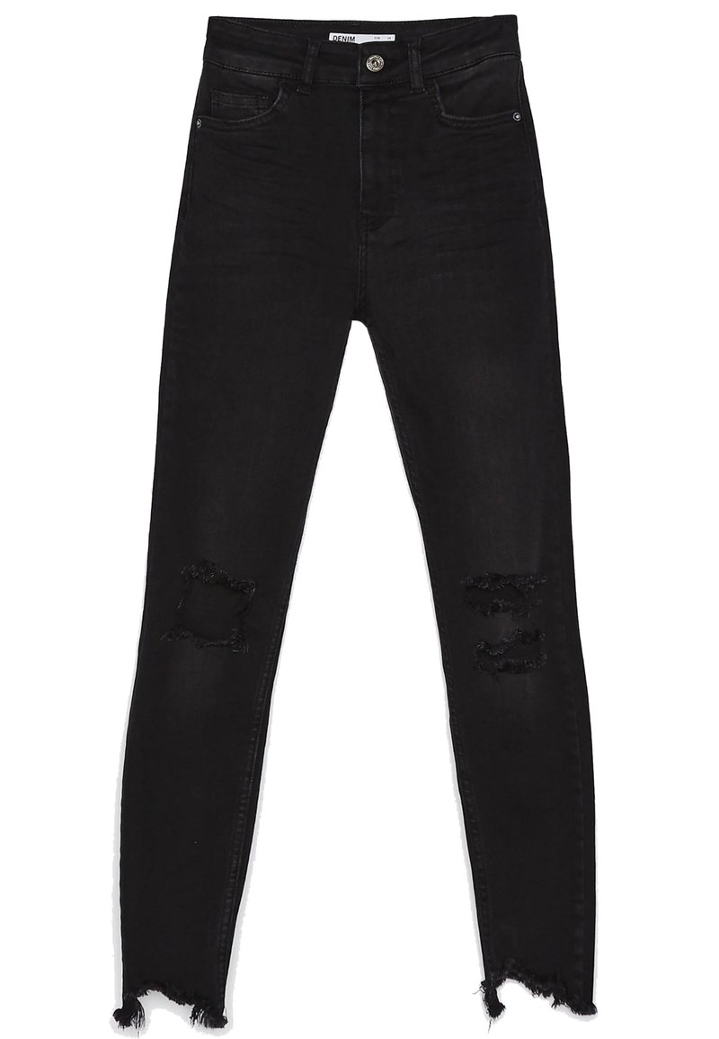 Bershka Jeans Skinny Fit zwart Bershka Jeans Skinny Fit zwart
