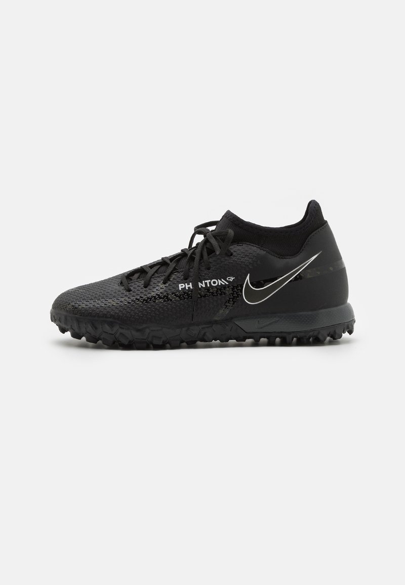 Nike Performance PHANTOM GT2 ACADEMY DYNAMIC FIT TF Astro turf trainers black/dark smoke