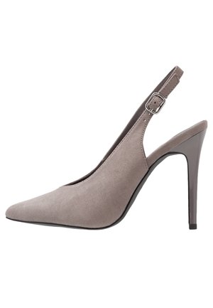 Højhælede pumps - grey