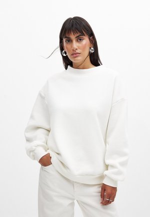 HIGH NECK DETAIL  - Sweatshirt - offwhite
