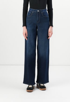 Wide Leg - dark-blue denim