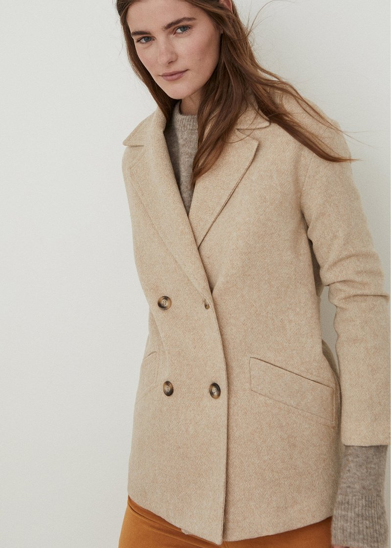 Damen Parkas | Hoss Intropia Kurzmantel beige - TV19843 Damen Parkas | Hoss Intropia Kurzmantel beige - TV19843