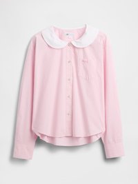 GAP SANDY LIANG POPLIN OVERSIZED SHIRT - Gombos blúz - may pink