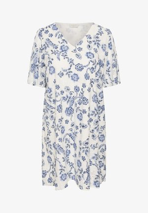 Kaffe Curve, KCLULA DRESS - Hverdagskjole - chalk midnight flower