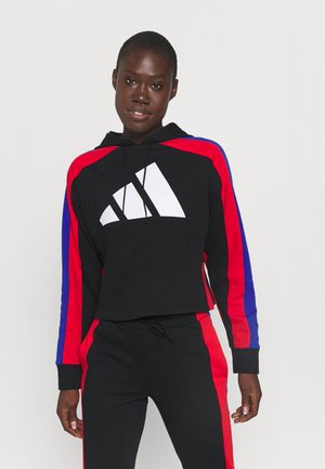 BIG LOGO - Chándal - black/vivid red/bold blue