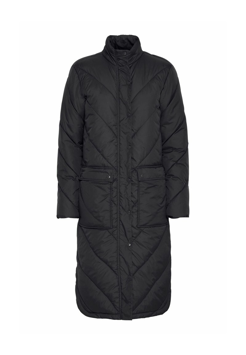PULZ Wintermantel zwart