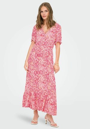 ONLY ONLCHIANTI S/S LONG DRESS WVN NOOS - Robe longue - cloud dancer