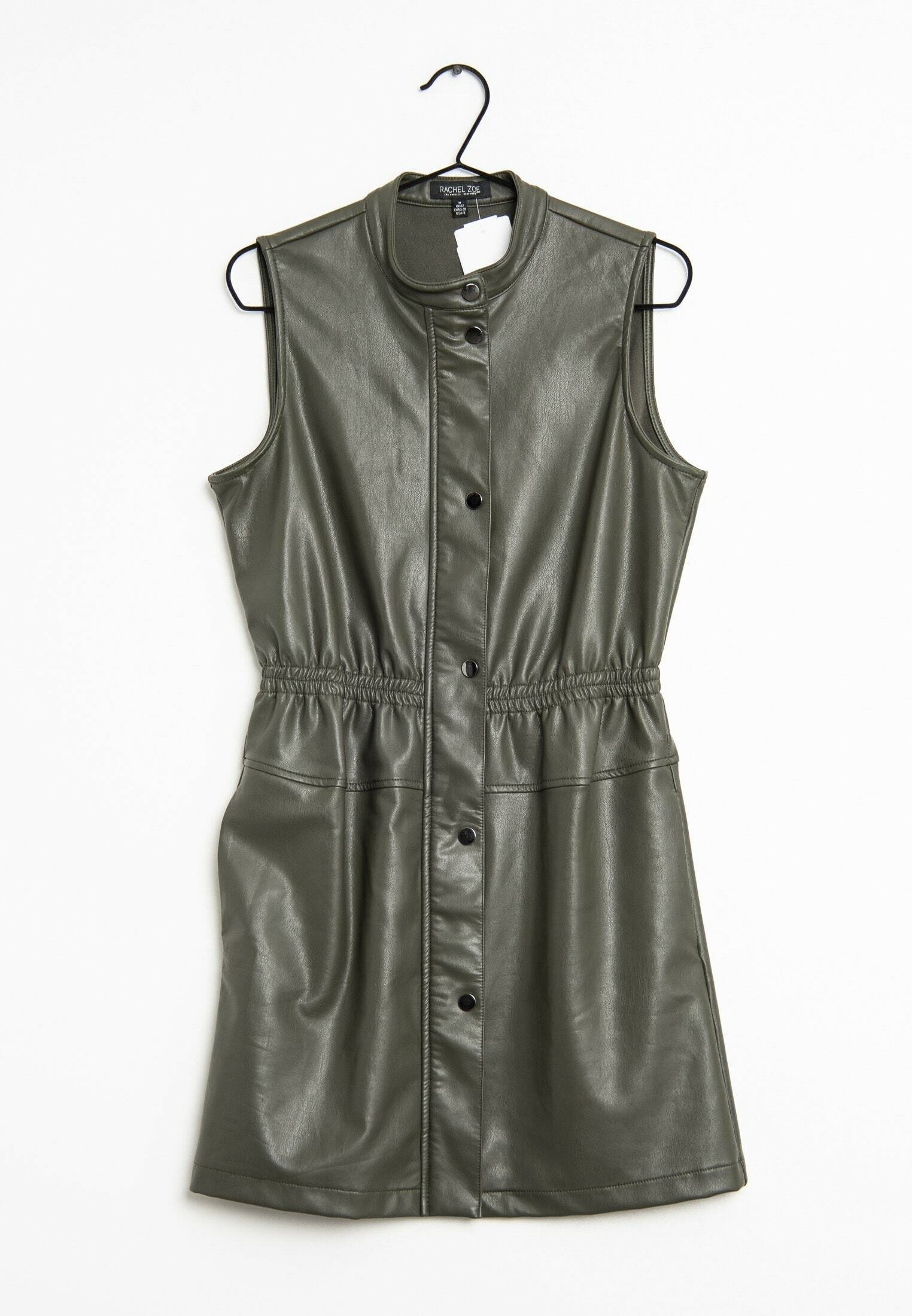 rachel zoe green dress Day - illusion neckline dress