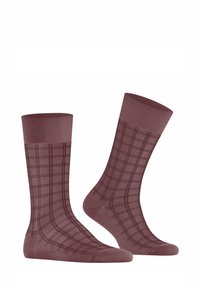 FALKE MODERN TAILOR - Socken - roan rouge
