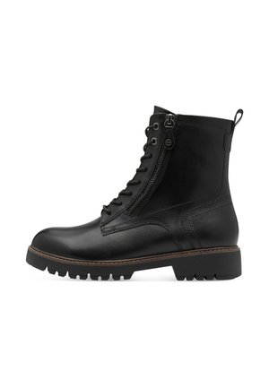 ELEGANTE - Plateaustøvletter - black leather