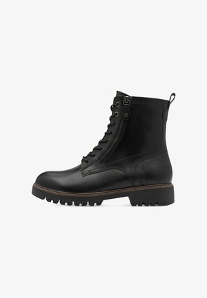 Tamaris ELEGANTE - Bottines à plateau - black leather