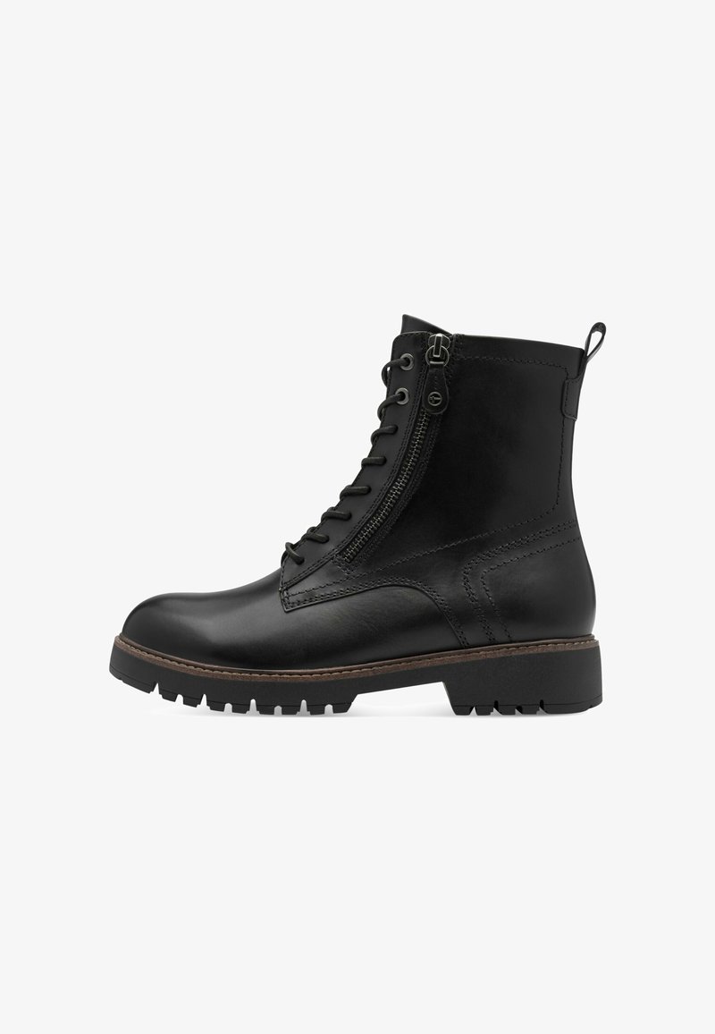 Tamaris ELEGANTE - Botines con plataforma - black leather