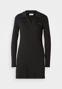 MONOLOGO POLO MINI DRESS - Dzsörzéruha - black