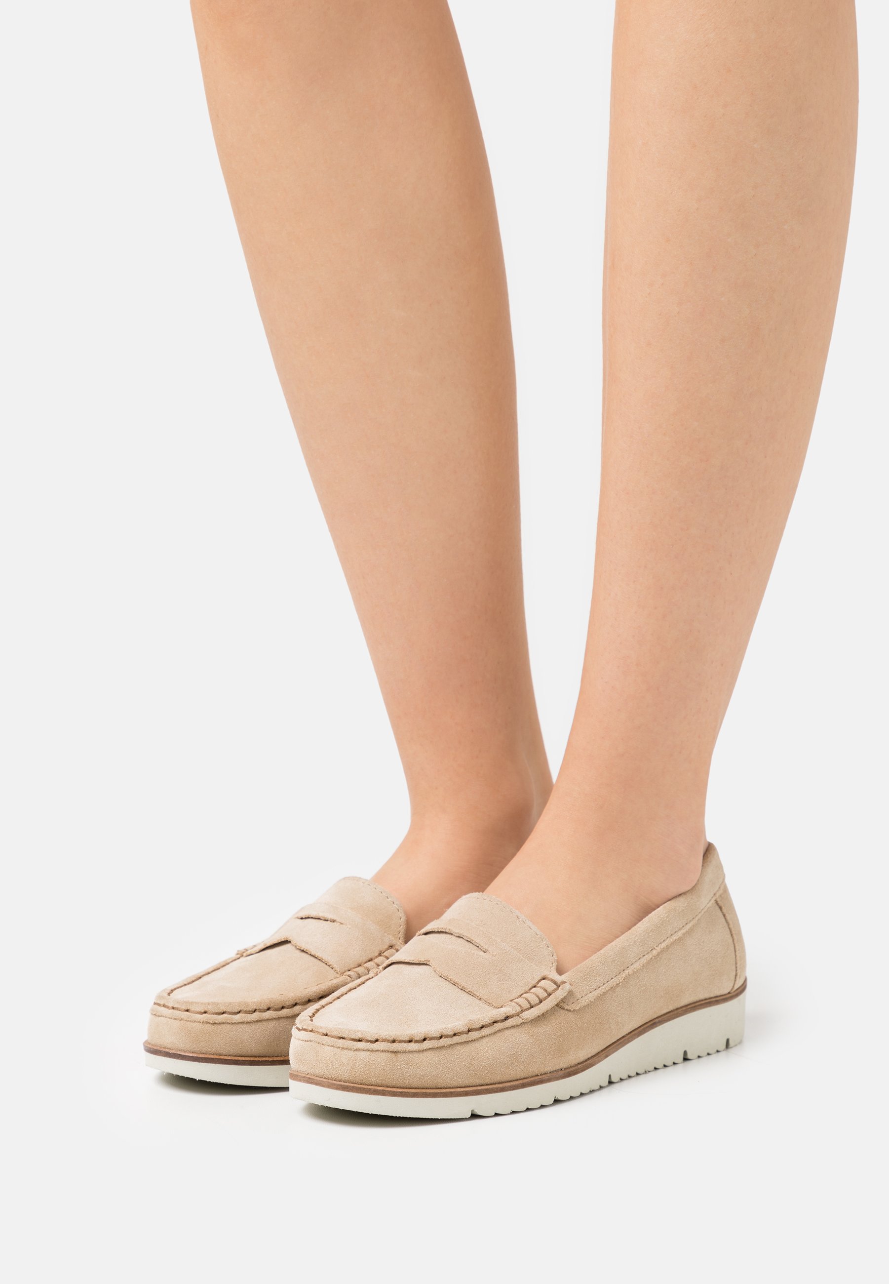 Anna Field COMFORT LEATHER - Mocasines - beige - Zalando.es