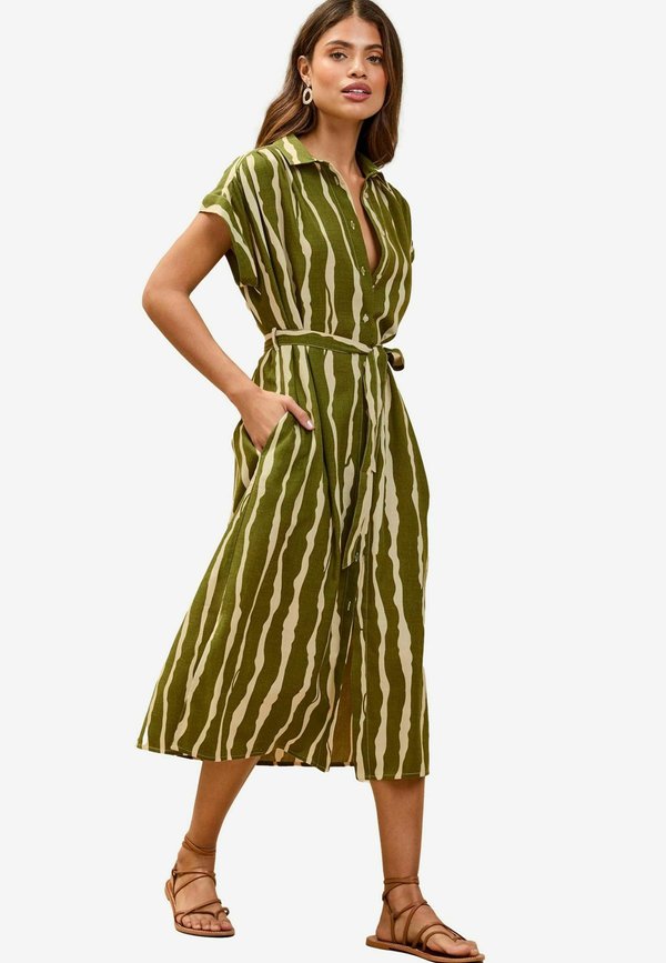 REGULAR FIT LOOK BUTTON THROUGH - Blusenkleid