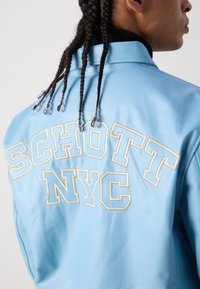 Schott STRIPE - Chaquetas bomber - sky/ecru