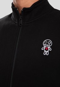 Wrong Friends WELS FULL ZIPPED - GRANDPARENT - Sudadera con cremallera - black