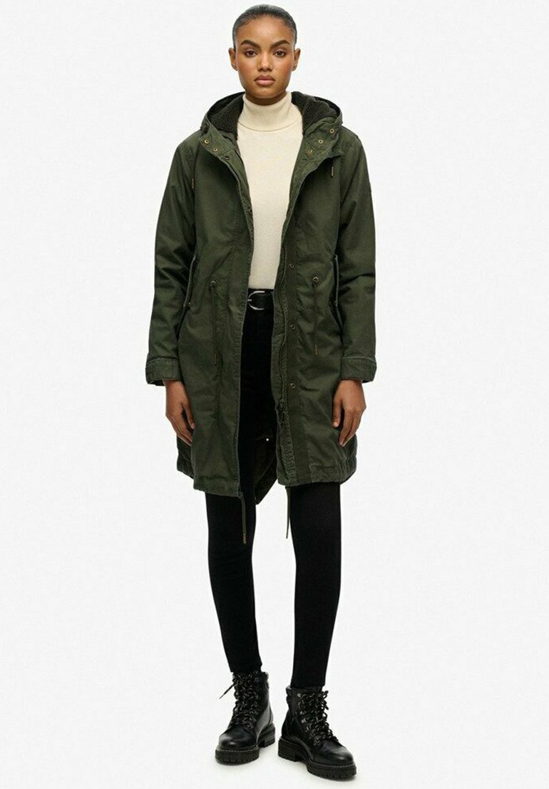 Parka Superdry Coupe-vent - Taille M, Vert Kaki, Occasion Très Bon état