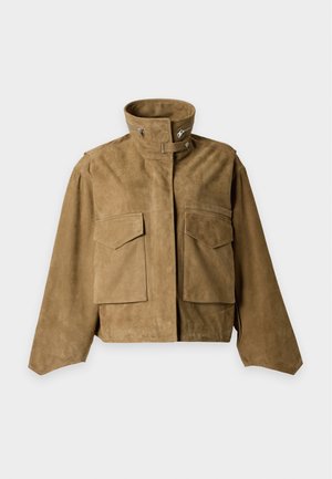 AllSaints, CLAY JACKET - Δερμάτινο μπουφάν - olive green