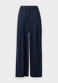 CHABRELL FULL LENGHT PLEATED - Püksid - lauren navy