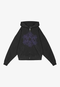 Pegador DALK BOXY JACKET - Φούτερ με φερμουάρ - vintage black