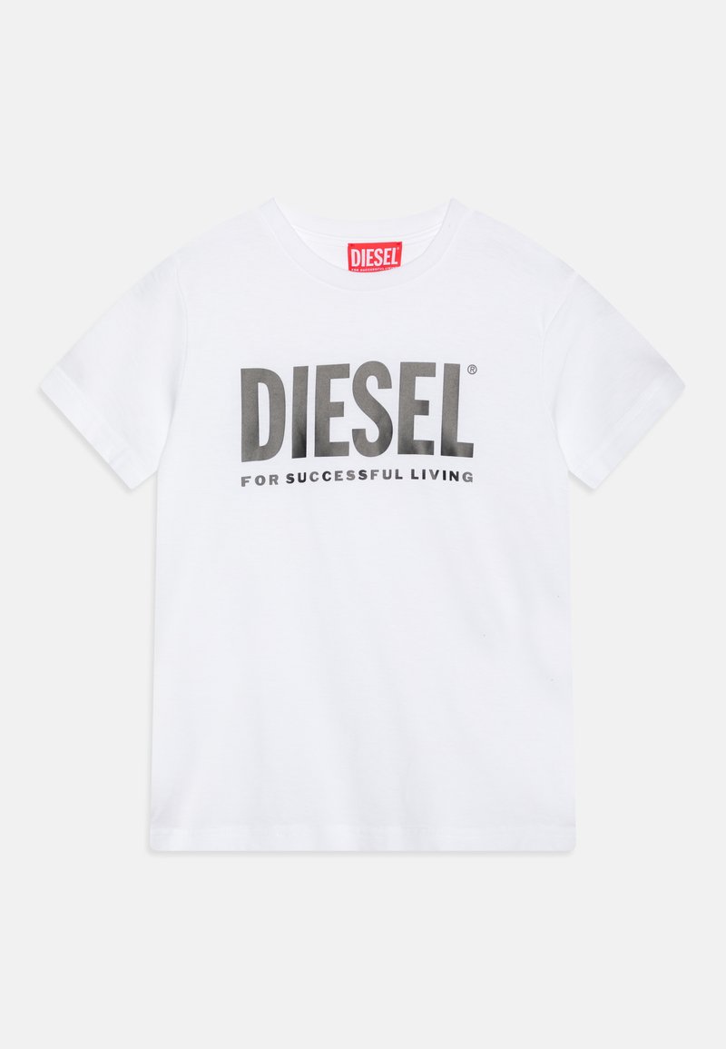 Diesel T-shirt print wit Diesel T-shirt print wit