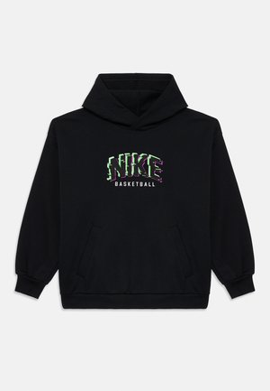 HOODIE GLITCH UNISEX - Sudadera - black/green strike