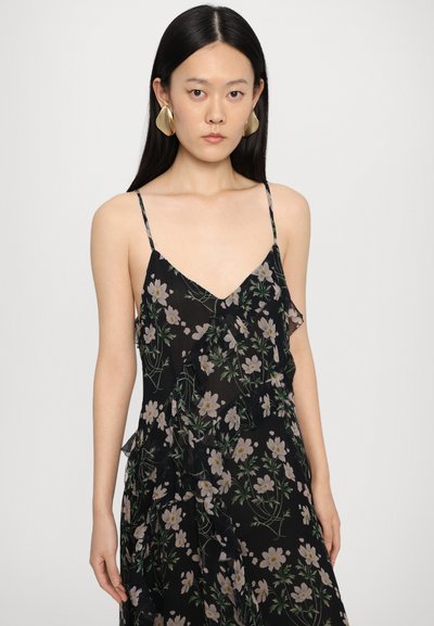 Sea ELIZABETH MIDI TIERED DRESS - Robe longue - black
