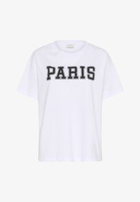 Wybrany, optical white black text print