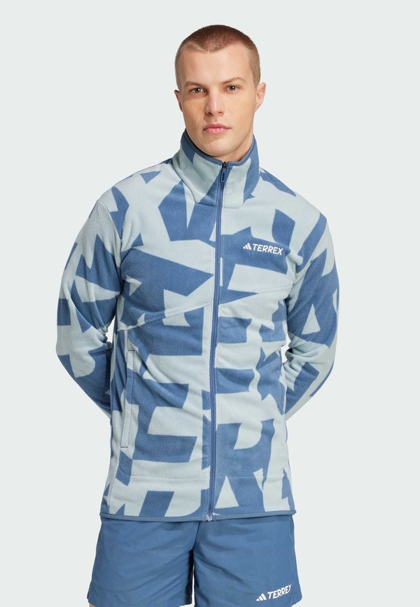 MULTI PRINTED FULL-ZIP FLEECE - Fleece jacket