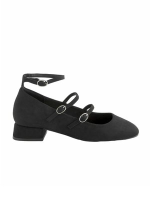 FOREVER COMFORT MARY JANE-REGULAR FIT - Bokapántos balerina cipők - black