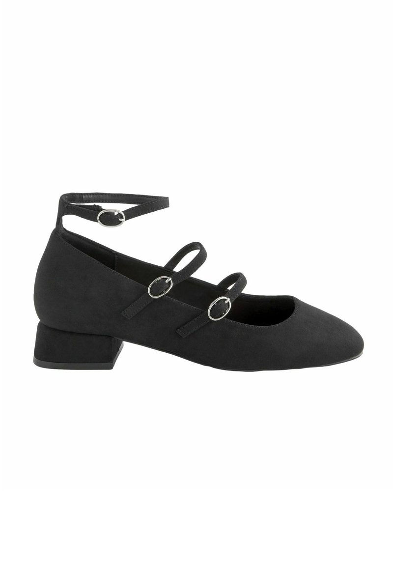 Next - FOREVER COMFORT MARY JANE-REGULAR FIT - Bokapántos balerina cipők - black, Nagyítás