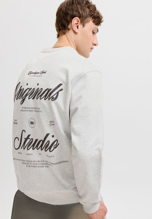 Jack & Jones, Суитшърт - WHITE MELANGE