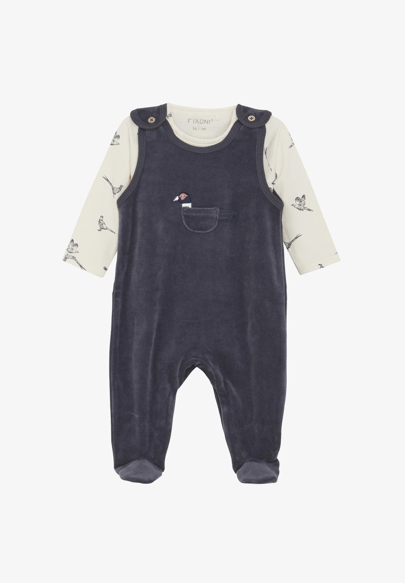 FIXONI SET AND ROMPER - Strampler - odyssey gray