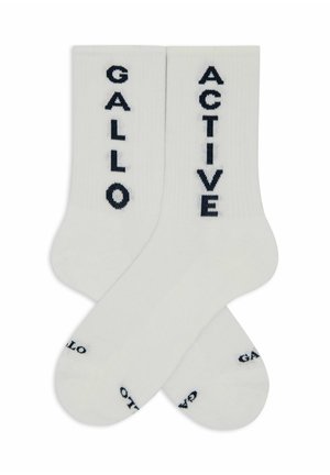 UNISEX  ACTIVE WRITING - Socken - bianco