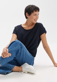 OPUS SKITA SOFT - T-shirt basic - coal blue