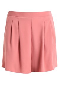 Růžová plisovaná sukně z jemné látky. Má přiléhavý pas a rozšířený střih, určená pro každodenní nošení.