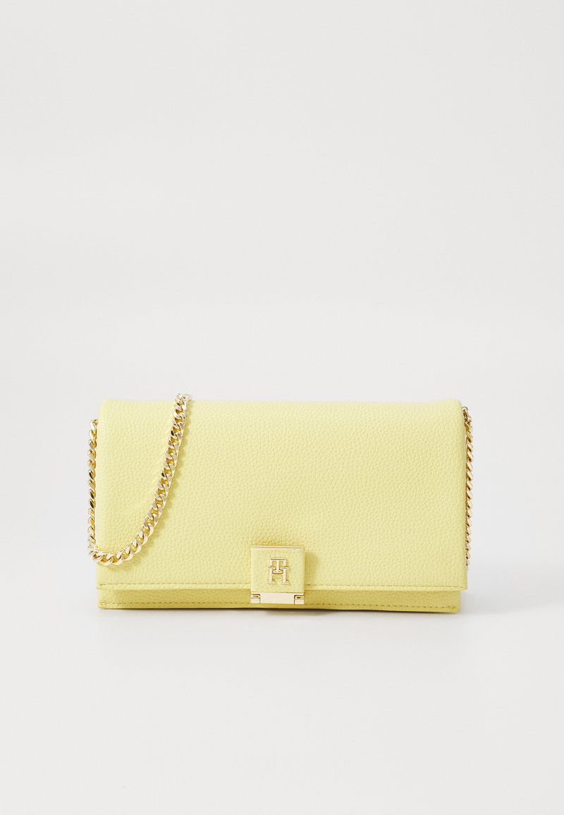 Tommy Hilfiger HER FLAP CHAIN - Borsa a tracolla - yellow